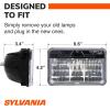 image:imageSYLVANIA  H4656 LED Sealed Beam Headlight  4 x 6 Inch Rectangle  Cool White 6000K Sealed Beam Headlamp  Retrofit Light Truck Car Motorcycle Contains 1 Bulb